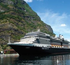 ms Eurodam in Flåm, Norway